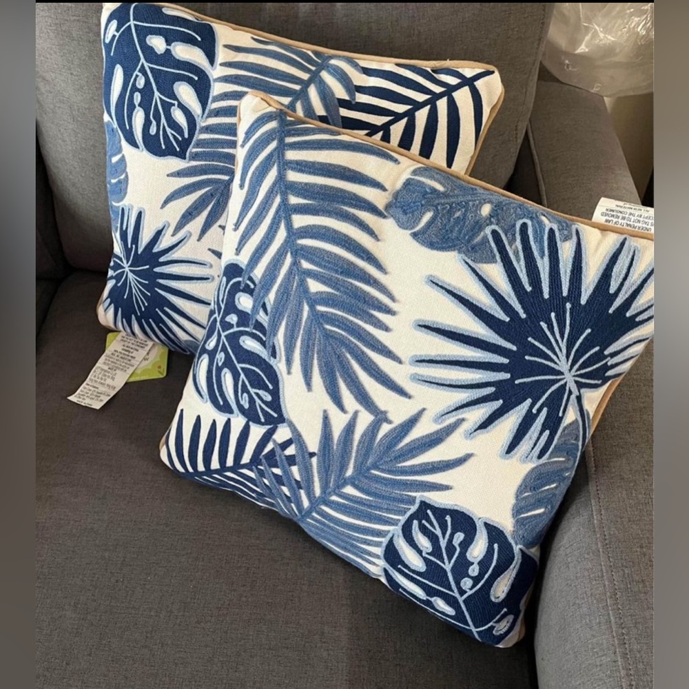 Blue Indoor Accent Throw Pillows